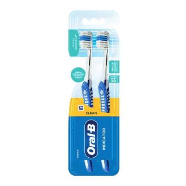 Imagem de Escova Dental Oral B Indicator Clean 30 2 Unidades - ORAL -B