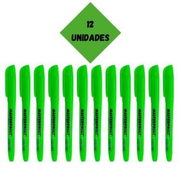Imagem de Marca texto masterprint neon verde com 12 unidades