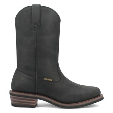 Imagem de Dan Post Bota masculina Las Cruces Western, preta, 15