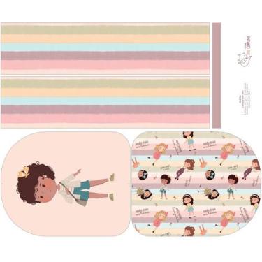 Imagem de Painel Mochila Média Menina Anna - Ana Campana Sintético Doll Estampad