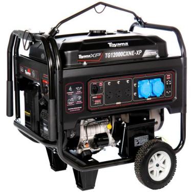 Imagem de Gerador de energia 10,5 kva a gasolina partida elétrica bivolt - TG120