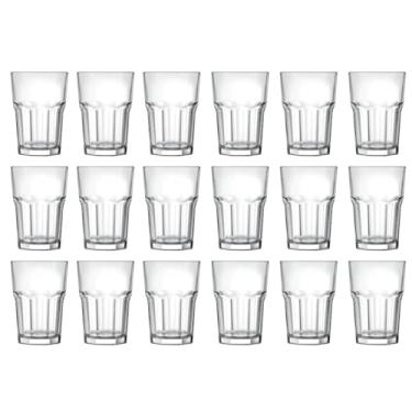 Imagem de Kit 18 Copos Vidro Isis Vitamina 360ml Suco Restaurante Casa