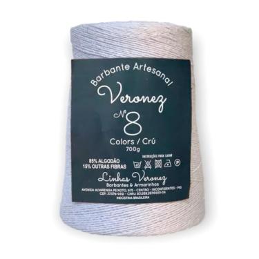 Imagem de Barbante Artesanal Veronez do Nº6 a Nº 8 700g (Branco - N8)
