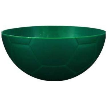 Imagem de Kit 4 Petisqueira Futebol Verde 240Ml Plástico