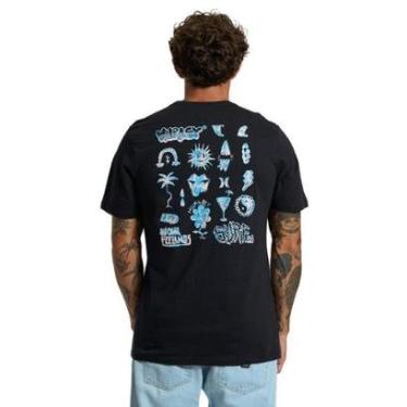 Imagem de Camiseta Hurley HYTS010836 Flops - Preto-Masculino