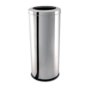 Imagem de Lixeira com Aro Brinox Decorline 47 L - Ø 30x70 cm Aço Inox