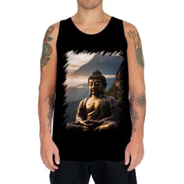 Imagem de Camiseta Regata Estátua de Buda Iluminado Religião 19 - Kasubeck Store