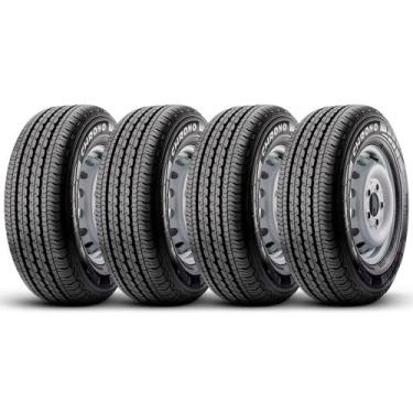 Imagem de Kit 4 Pneus 225/75R16C Pirelli Chrono 118R Aro 16 Pneu de carga 10 lon