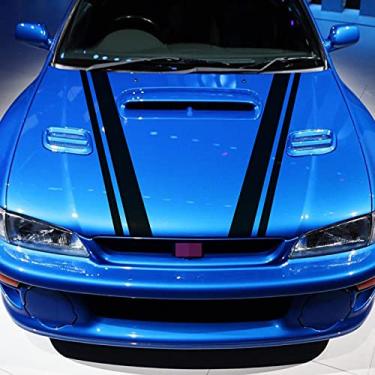 Imagem de MVMTVT Adesivo de capa de carro filme de vinil autoadesivo de listras longas carros corrida esportes decoração adesivos estilo carro acessórios de ajuste