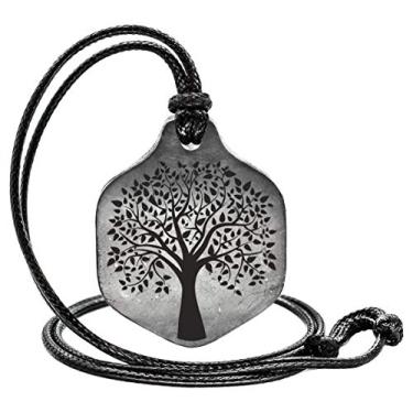 Imagem de Pingente Shungite com árvore de gravação da vida
