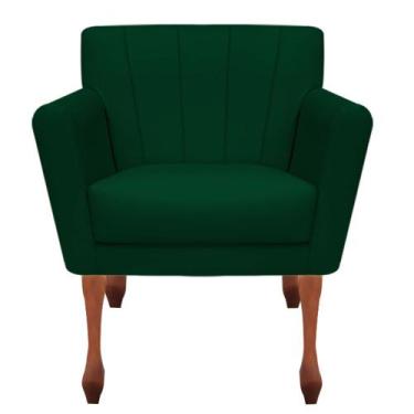 Imagem de Poltrona Cadeira Resistente Reforçada Confortável Para Salas Espera Cl