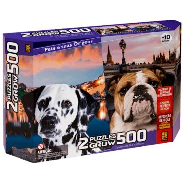 Imagem de Puzzle 500 Peças Duplo Pets E Suas Origens Grow