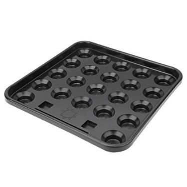 Imagem de Bandeja Preta Para Transporte De Bola De Bilhar, Suporte De Plástico Durável Para Armazenamento De Mesa De Bilhar, 22 Bandejas De Bola, Acessórios De Suprimentos De Bilhar
