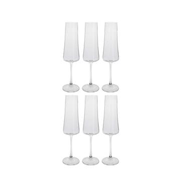 Imagem de Conjunto de Taças para Champanhe Bohemia Xtra 210ml - 6 Peças