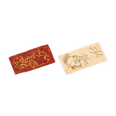 Imagem de Cabeça Carimbo Cera Com Floral Substituição Cabeça Carimbo Cera Para Cartão Ano Chinês Embalagem Carimbo Vedação Ano