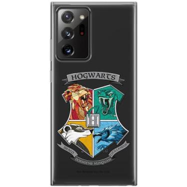 Imagem de ERT GROUP Capa de celular para Samsung Galaxy Note 20 Ultra original e oficialmente licenciada padrão Harry Potter Hogwarts Arms 002 adaptada à forma do celular, parcialmente transparente