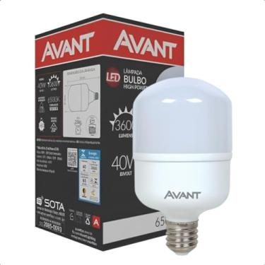 Imagem de Lâmpada Bulbo HP LED, 40W, Luz branca 6500K, soquete E27, Bivolt, Avant