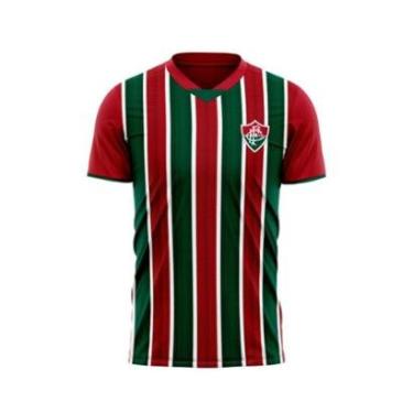 Imagem de Camiseta Masculina Braziline Fluminense Roleplay - Vinho/Branco Vinho M-Masculino