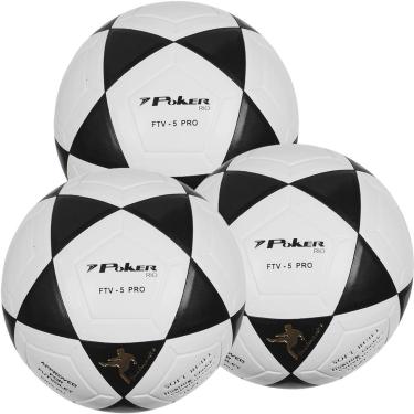Imagem de Kit C/ 3 Bolas de Futevôlei Poker Rio Profissional-Unissex