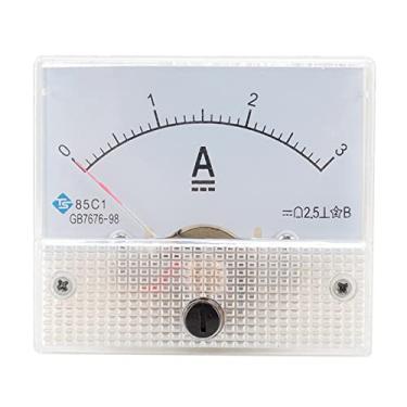 Imagem de Amperímetro medidor de painel de agulha DC Ampere, alta precisão, escalas claras, fiação fácil - para estabilizador de tensão, gabinete de distribuição de energia e banco de teste - - 0-3MA
