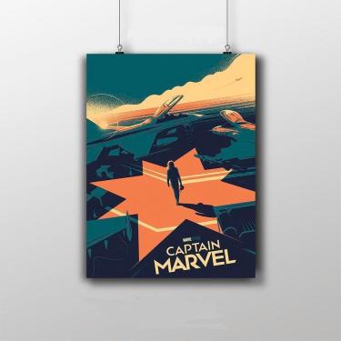 Imagem de Placa Decorativa - Capitã Marvel - Poster