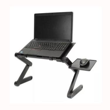 Imagem de Mesa Notebook Suporte Com Cooler Mouse Pad Articulado Laptop - Global