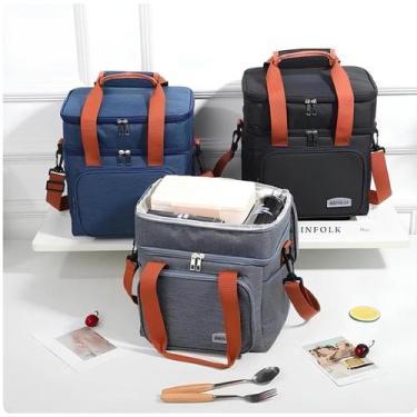 Imagem de Bolsa Lancheira Termica Grande Capacidade Expansível Viagem - B-Max, A