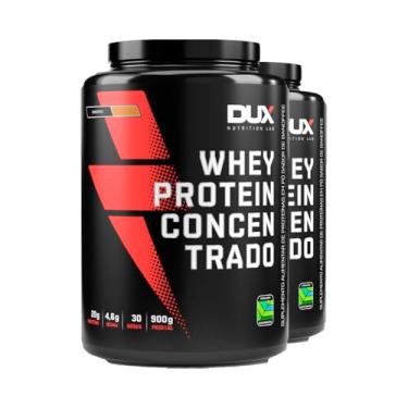 Imagem de Kit 2 Whey Protein Concentrado Dux Banoffee 900g
