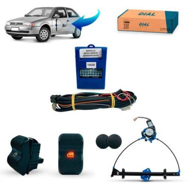 Imagem de Kit Vidro Eletrico Gol Bola G2 2 Pts 95 99 Comum Instalação - Dial