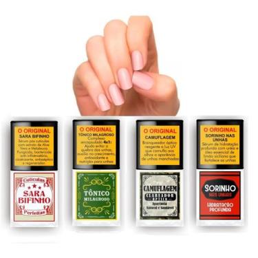 Imagem de Kit Sos Unhas Top Beauty Cronograma Sara Bifinho + Sorinho +