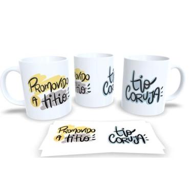 Imagem de Canecas Personalizadas Dinda e Dindo - Estampa Sublimada, Mod.6