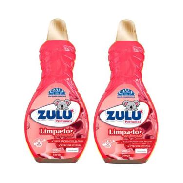 Imagem de Kit 2 Limpador Multiuso Perfumado Zulu Coala 500ml, Cereja