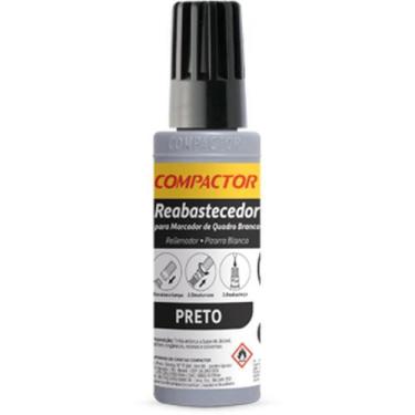 Imagem de Tinta Marcador Quadro Branco Reabastecedor 030 Preto - Caixa com 12 - 