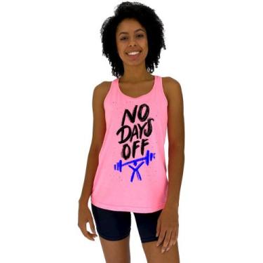 Imagem de Regata Feminina Recorte Nadador MXD Conceito No Days Off, M, Rosa