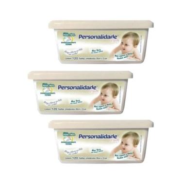 Imagem de Kit C3 Baby Toalhas Umedecidas em Pote - Personalidade - Eurofral - Pe