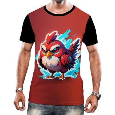 Imagem de Camiseta Camisa Tshirt Animais Cyberpunk Aves Passáros HD 1 - Enjoy Sh