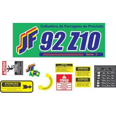 Imagem de Kit Adesivos Jf 92 Z10 Série 3 - SPTS