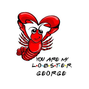 Imagem de You Are My Lobster, GEORGE - Gift For Boyfriend: FRIENDS Inspired Notebook | 100 Other Names | 100 Pages Of Lined Paper For Writing And Drawing | Gift For Boyfriend