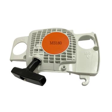 Imagem de ZENGYL Ms180 Recoil Pull Starter-Fit para Stihl Ms170 Ms180 Ms180c 017 018 Motosserra peça de substituição - 1130 080 2100