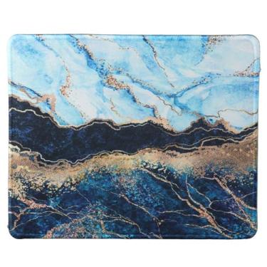 Imagem de GetCoupon Almofada de mesa de escritório antiderrapante, teclado de computador, abstrato, tamanho pequeno, simples e fofo, computador (4)