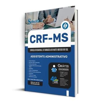 Imagem de Apostila CRF-MS  - Assistente Administrativo - Editora Solução