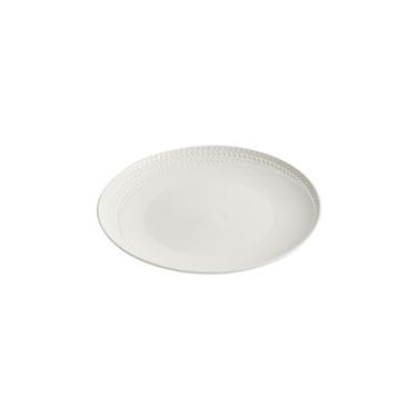 Imagem de Prato de cerâmica doméstico, prato de salada de frutas de macarrão branco - 26,7 cm