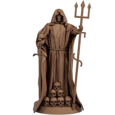 Imagem de Estátua Exu Caveira Imagem Umbanda Candomblé - Versão 2 (Cor Madeira)