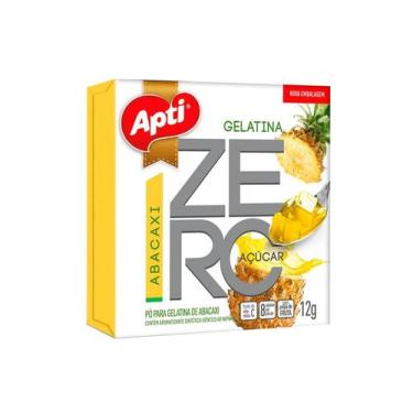 Imagem de Kit c/ 6 Gelatina Apti Zero Abacaxi 12g