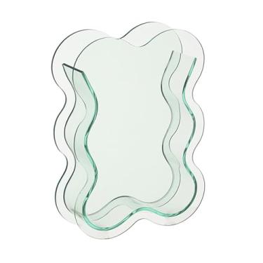 Imagem de WeiLaiKeQi Vaso hidropônico de acrílico vaso de flores Decoração de plantas domésticas Ornamento para presente, Verde Transparente