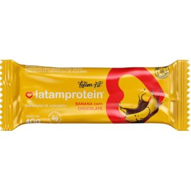 Imagem de Latam Fit Latamprotein, Barra de Banana com Chocolate, 40g, Sem Adição de Açúcares