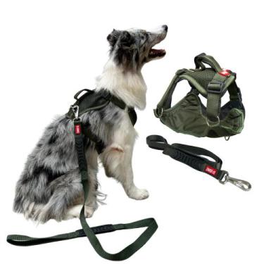 Imagem de Conjunto Peitoral Safari G com Guia - Canadá K9 - Canadá K9 Acessórios
