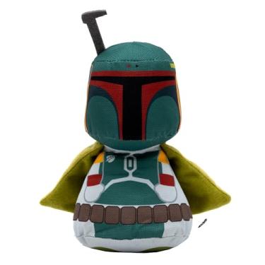 Imagem de Brinquedo de cachorro Star Wars, pose de cabeça grande de Star Wars Boba Fett, pelúcia