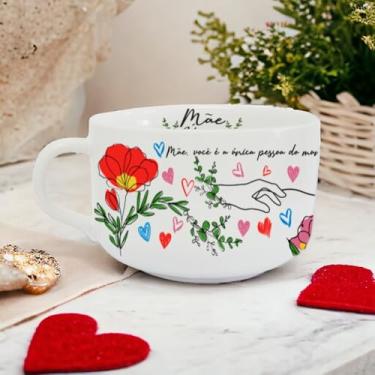 Imagem de Caneca de Porcelana Breakfast 500ml - Amor Perfeito