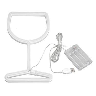 Imagem de Zerodis LUZES DE NEON LUZES DE ILUSTIMAÇÃO SOFT Caixa DE Bateria DE Alimentação Dupla Incluída, Sinal DE Economia DE Energia para Festas DE Aniversário Decoração DE Interiores aprox. 226g (Luz rosa)